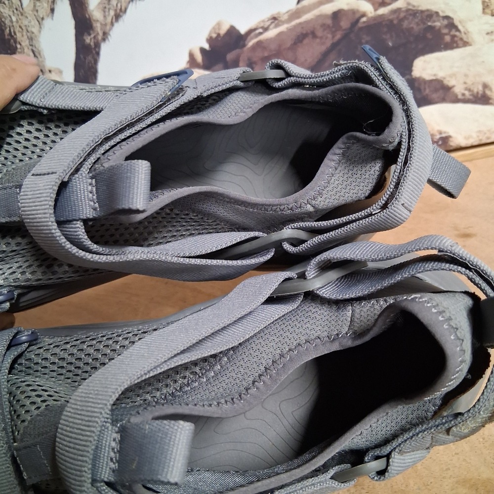 Teva Omnium 2 Mens Grey Black Hybrid Hiking Water Sandals Shoes 1019160 Size 12 - Picture 8 of 11
